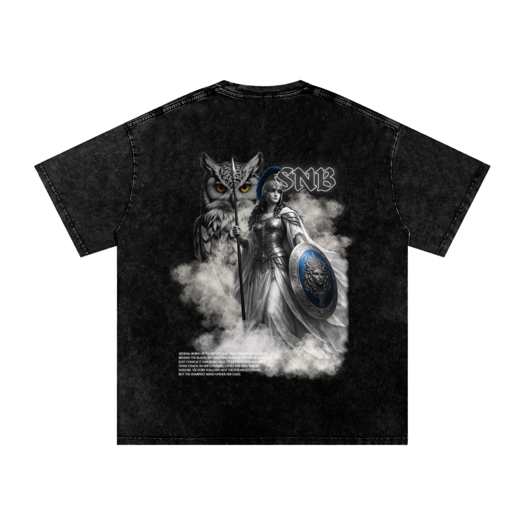 ATHENA SNOW WASH OVERSIZED T