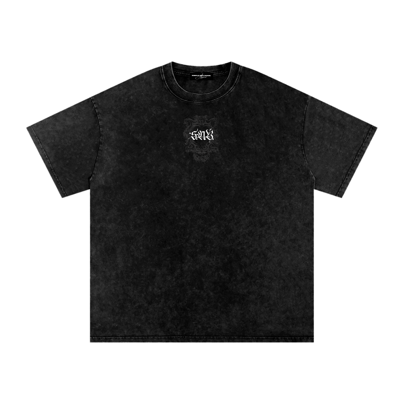 PAIN IS TEMPORARY SNOW WASH OVERSIZED T