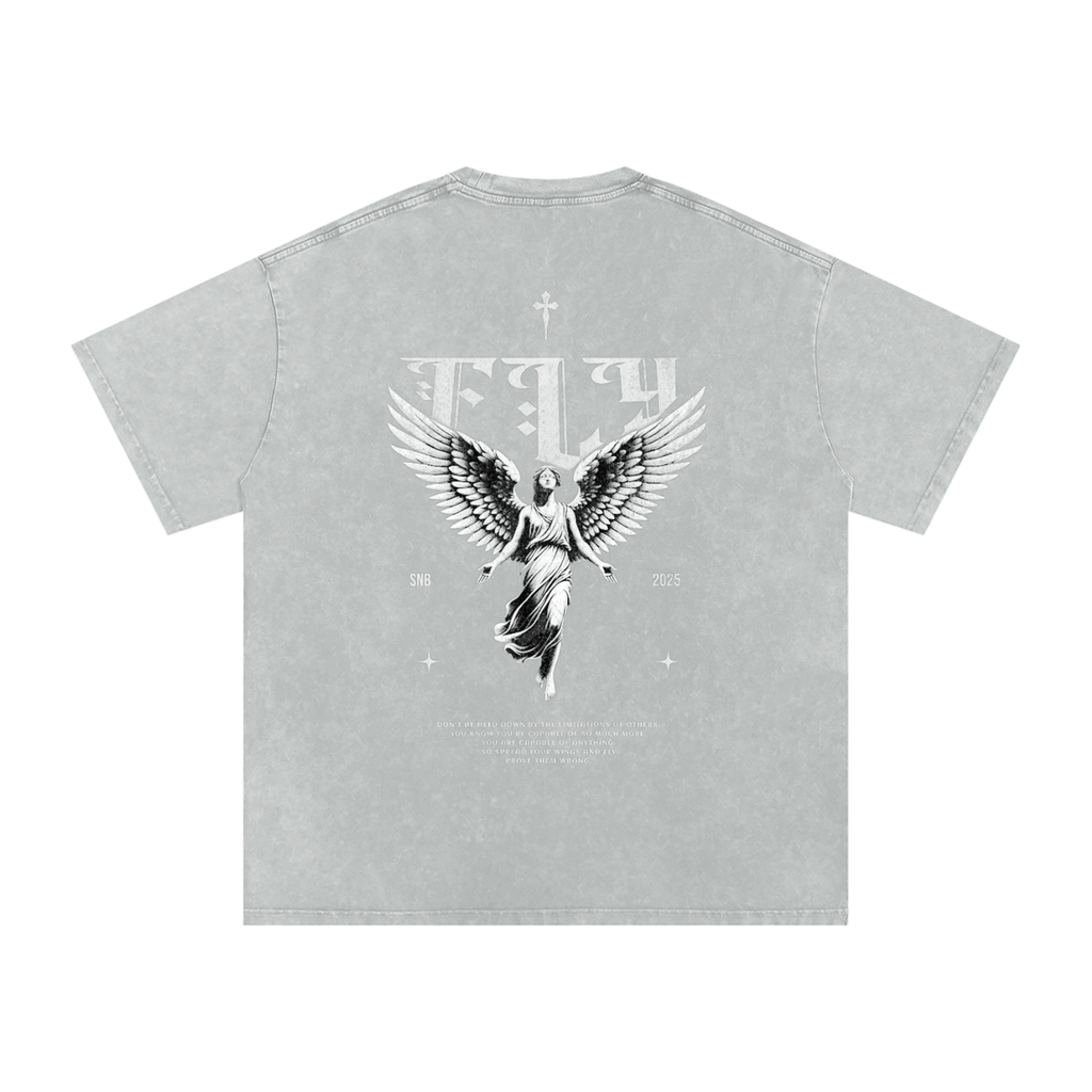 FLY SNOW WASH OVERSIZED T