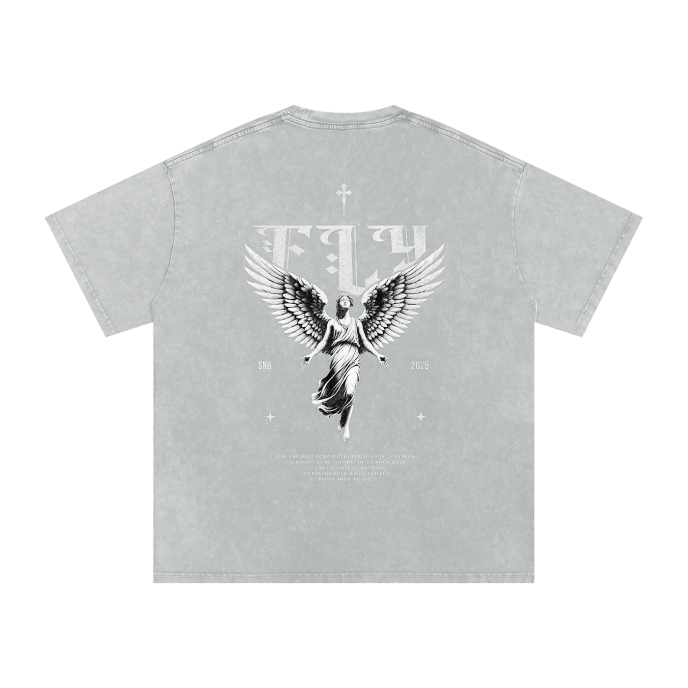 FLY SNOW WASH OVERSIZED T