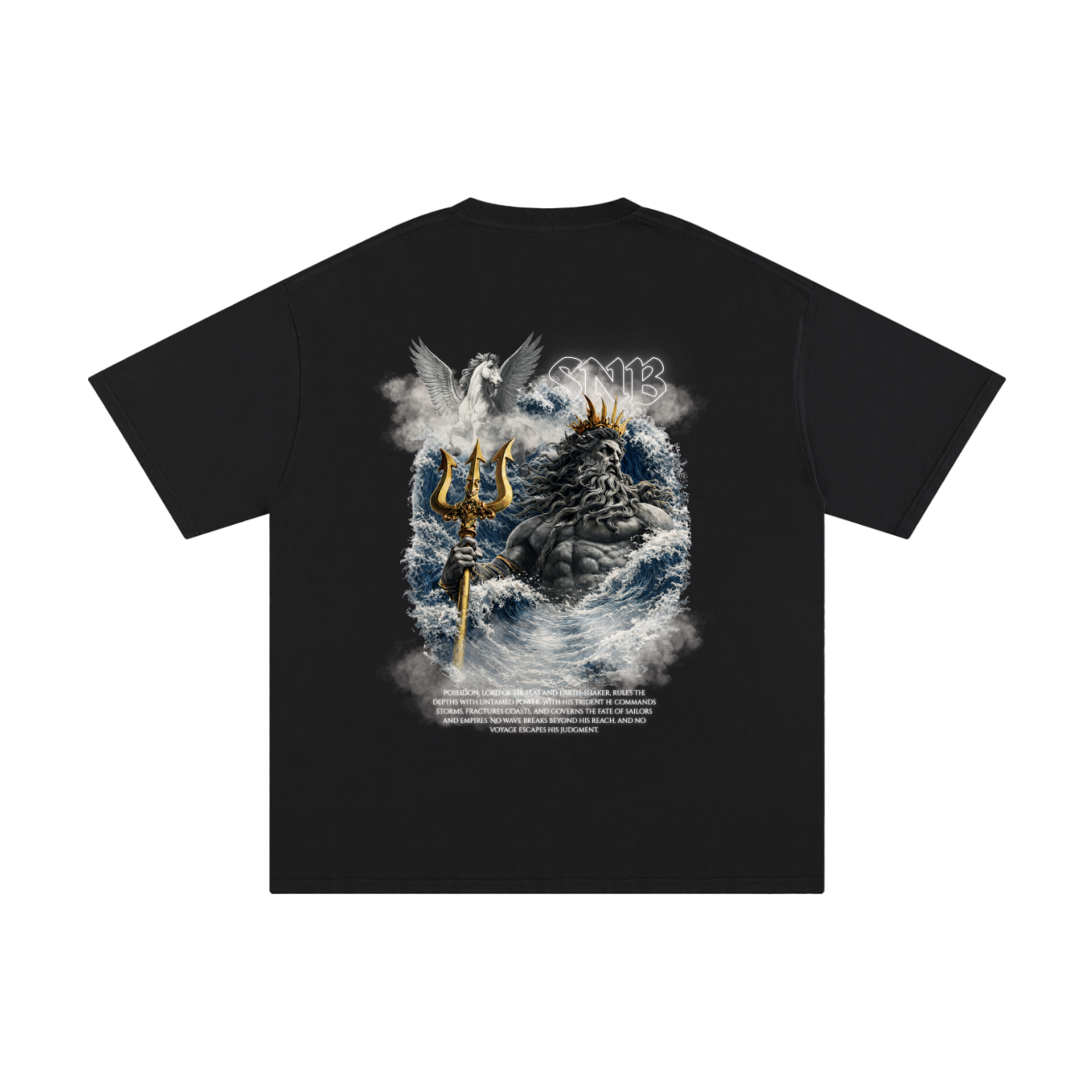POSEIDON SOLID OVERSIZED T