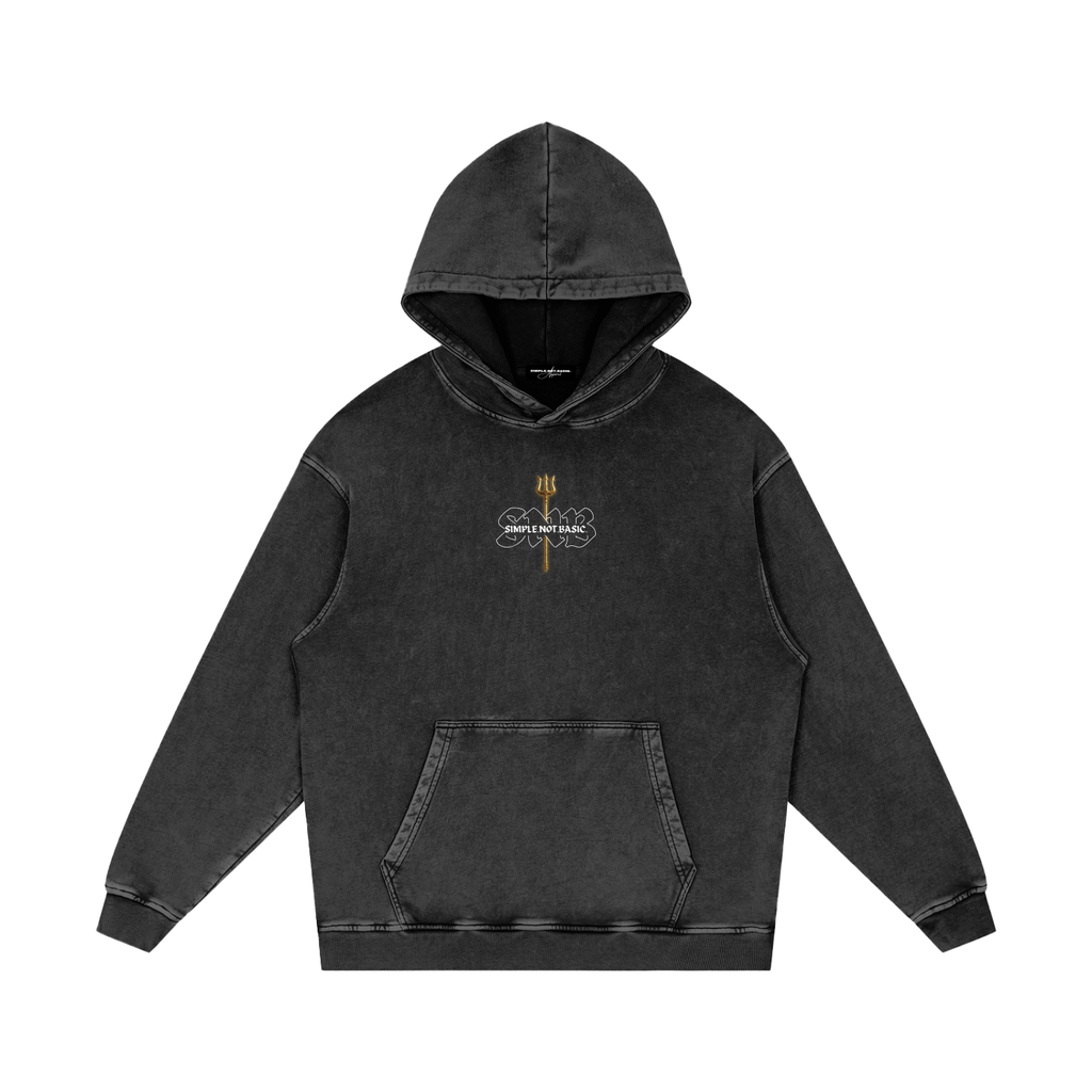 POSEIDON SNOW WASH OVERSIZED HOODIE