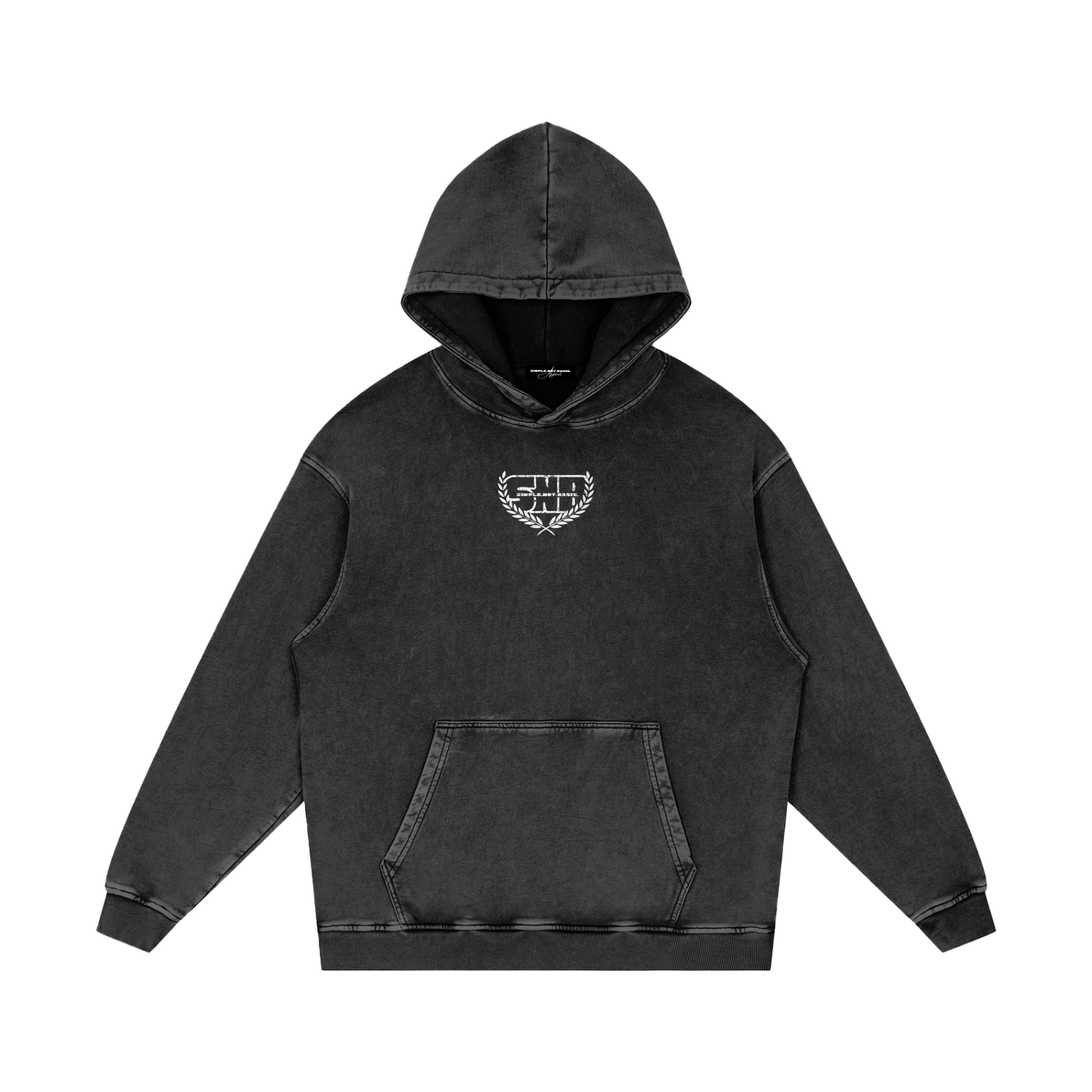 YOUR PAIN IS YOUR PROOF SNOW WASH OVERSIZED HOODIE