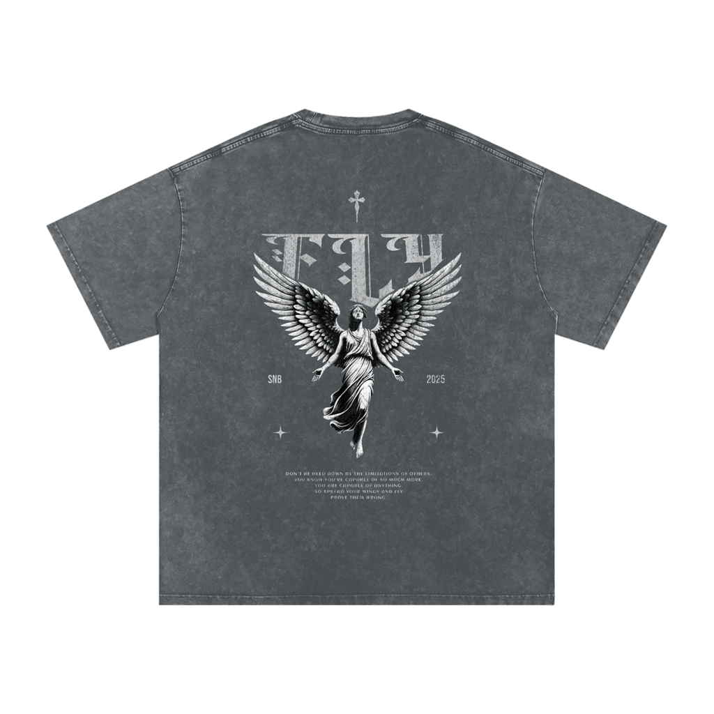 FLY SNOW WASH OVERSIZED T