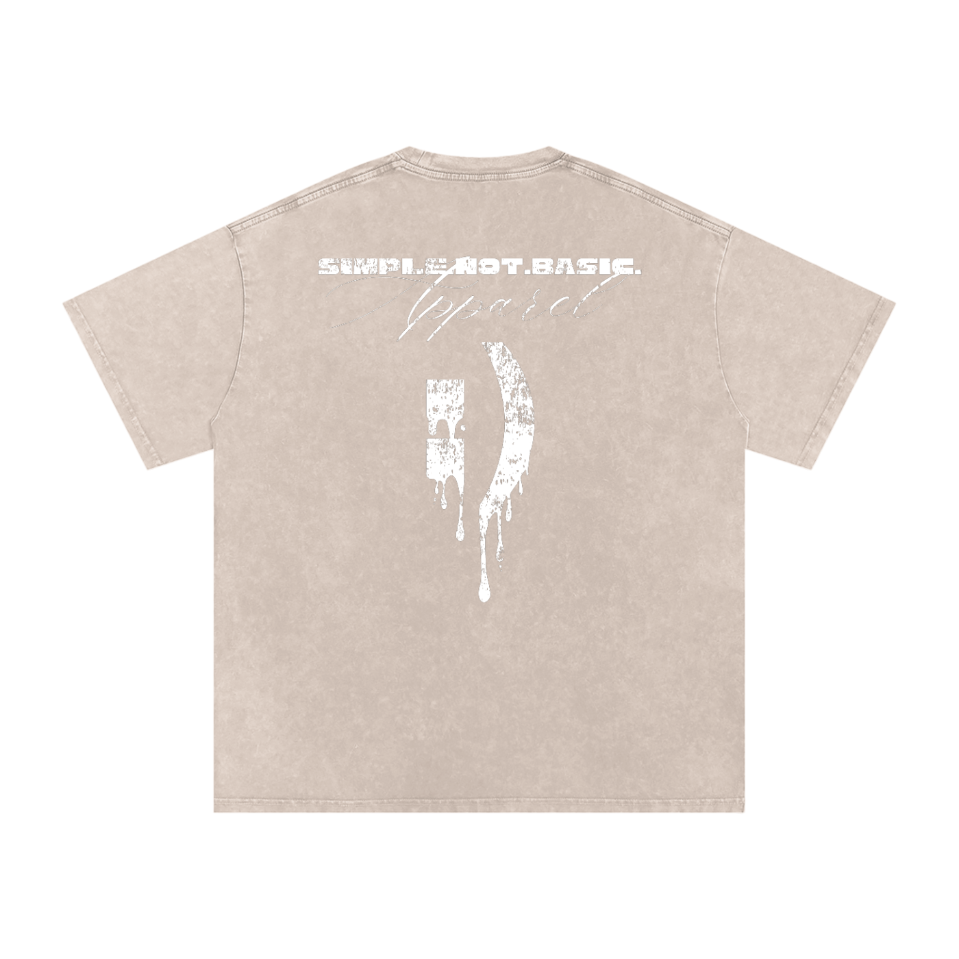 drippysmilelyface,smileyface,oversizedtshirt,acidwash,snowwash