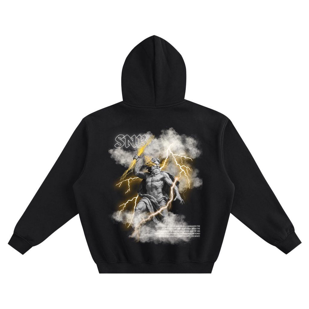 ZEUS FLEECED BOXY HOODIE