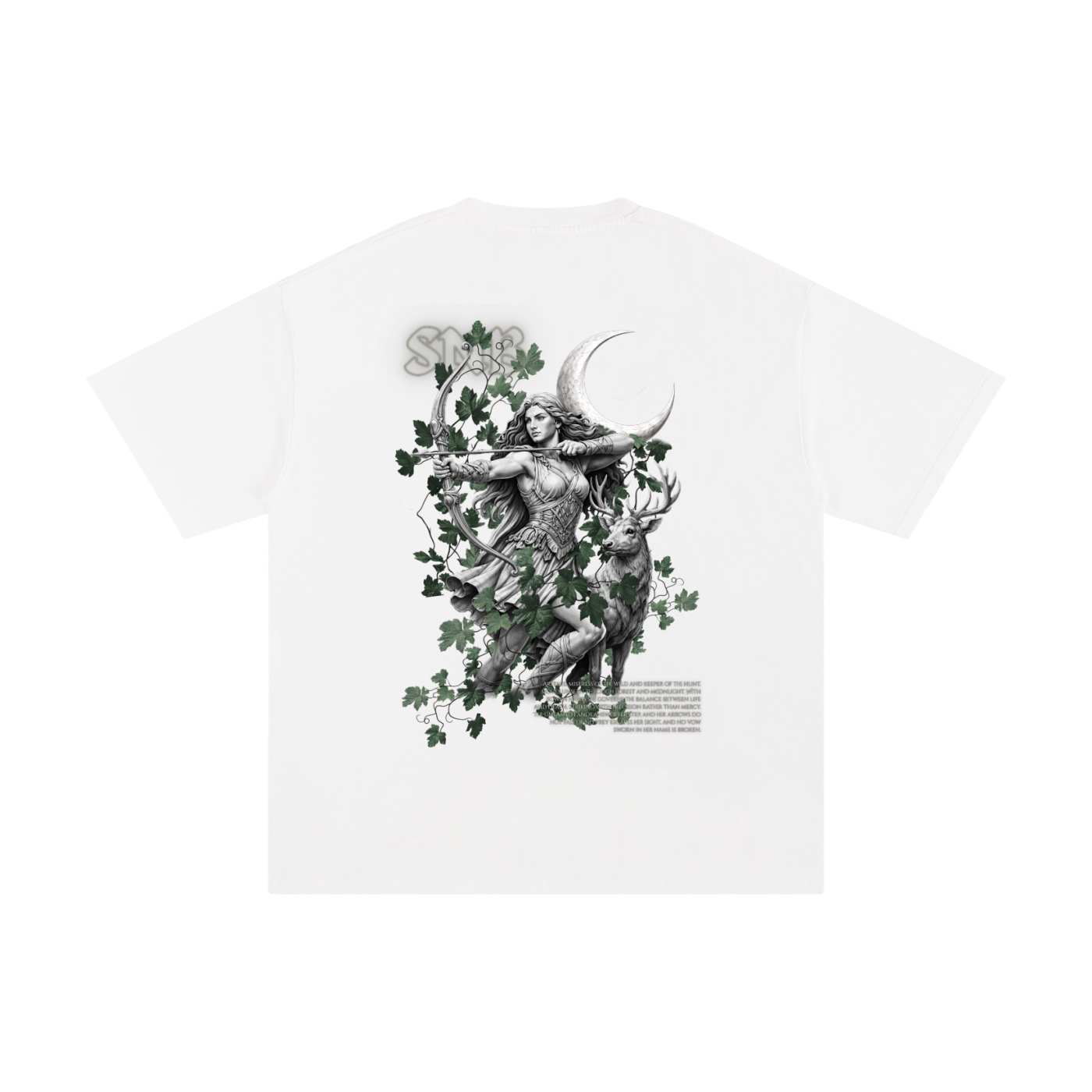 ARTEMIS SOLID OVERSIZED T WHITE & APRICOT