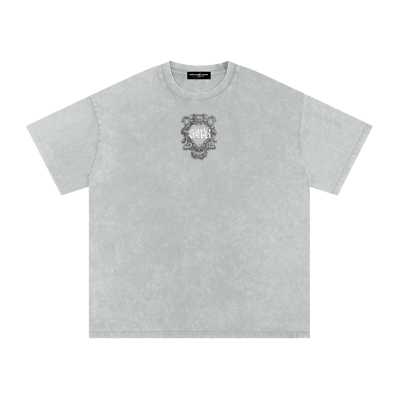PAIN IS TEMPORARY SNOW WASH OVERSIZED T