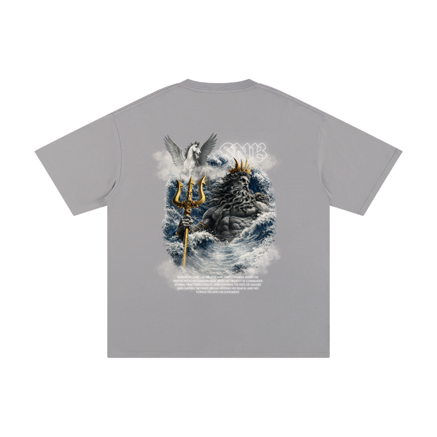 POSEIDON SOLID OVERSIZED T
