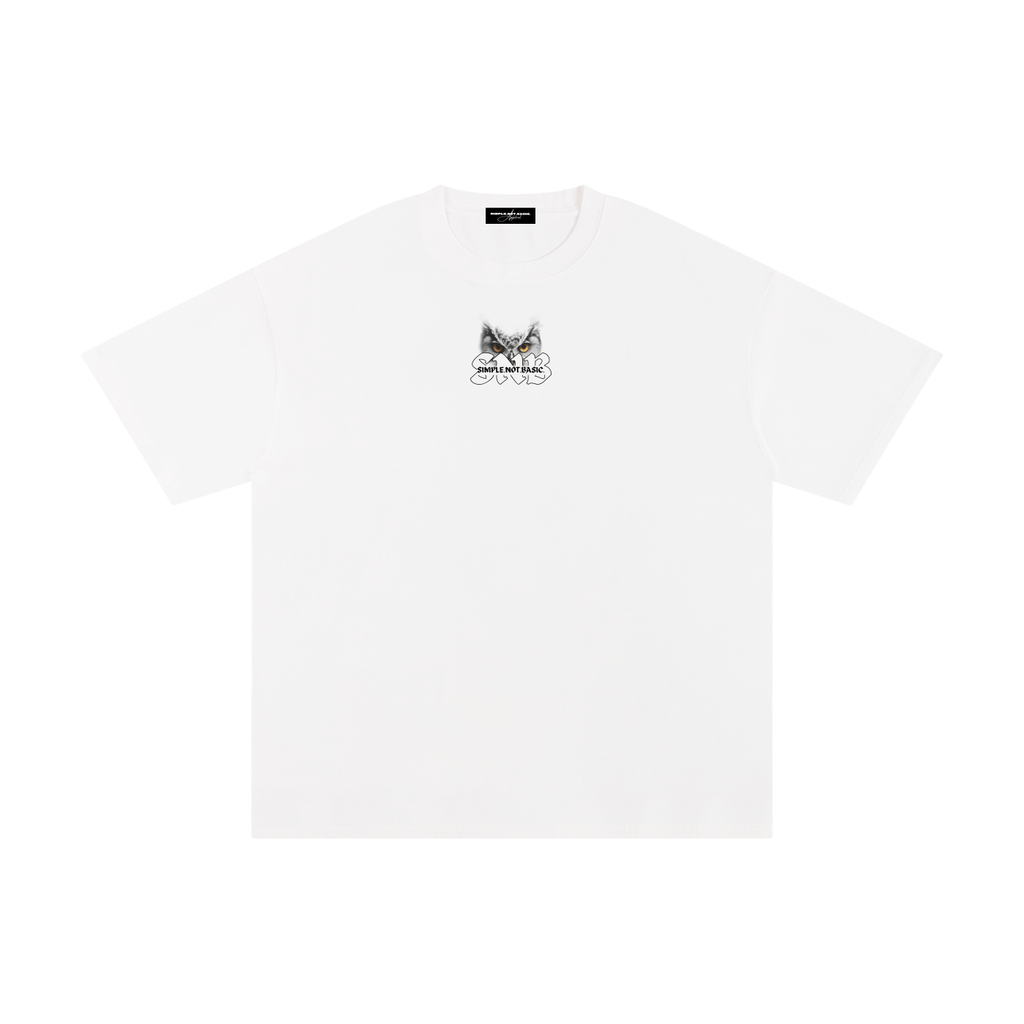 ATHENA SOLID OVERSIZED T WHITE