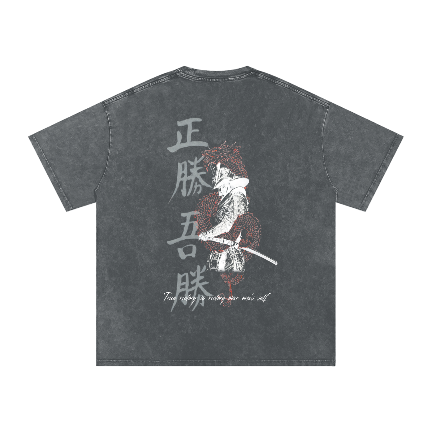 TRUE VICTORY SNOW WASH OVERSIZED T