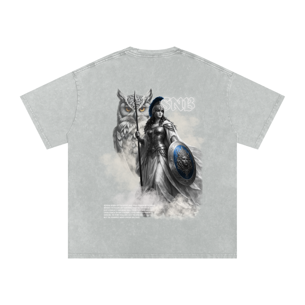 ATHENA SNOW WASH OVERSIZED T