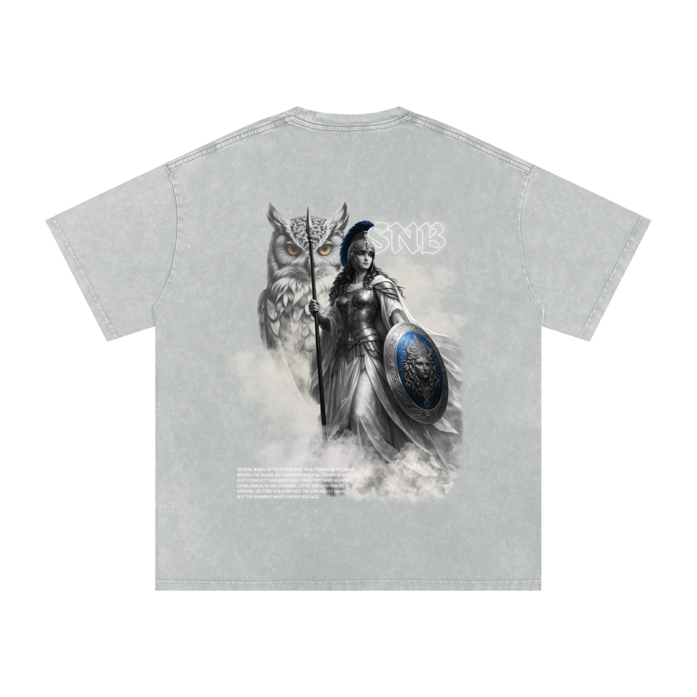 ATHENA SNOW WASH OVERSIZED T