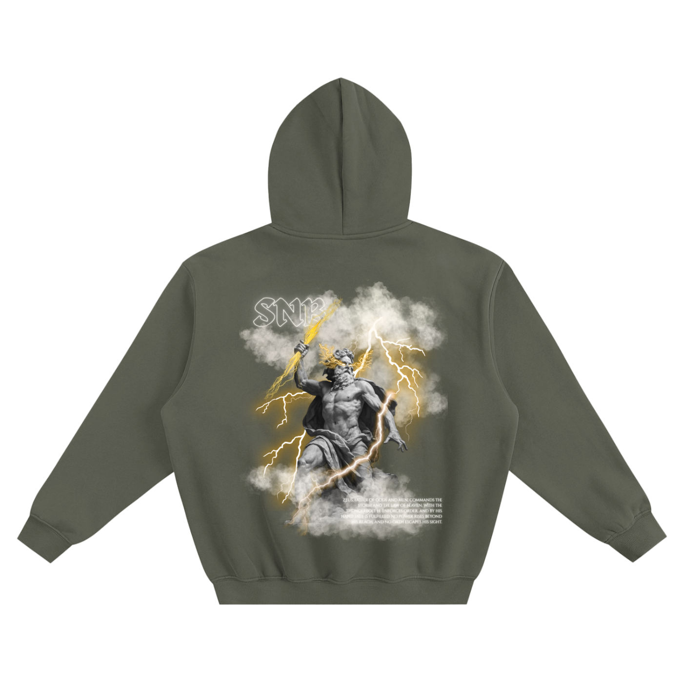 ZEUS FLEECED BOXY HOODIE