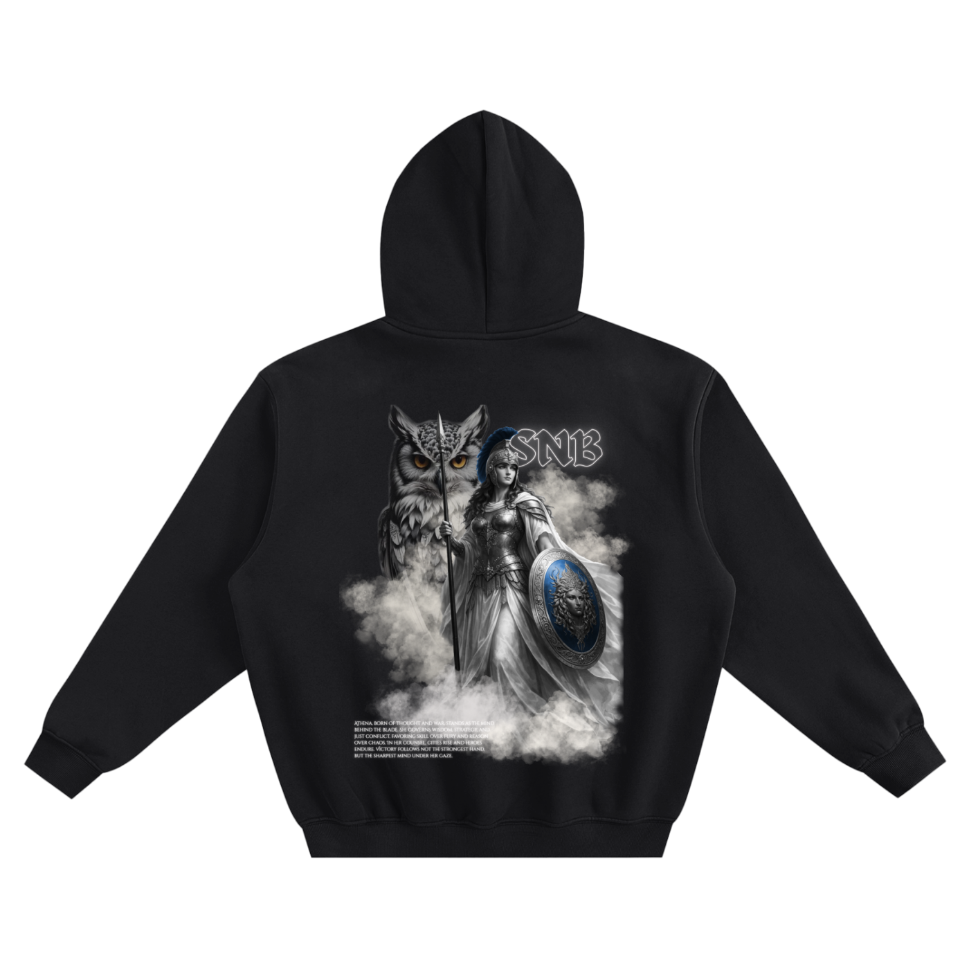 ATHENA FLEECED BOXY HOODIE