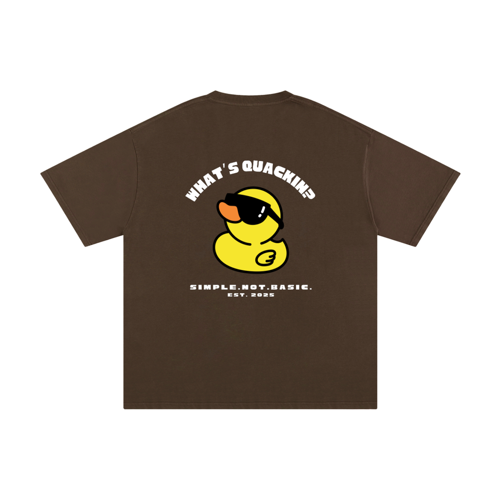 whatsquackin,rubberduck,oversizedtshirt,coolduck