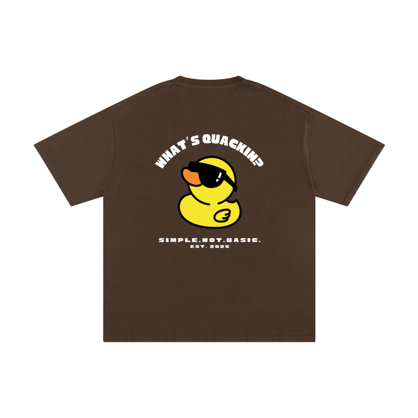 whatsquackin,rubberduck,oversizedtshirt,coolduck