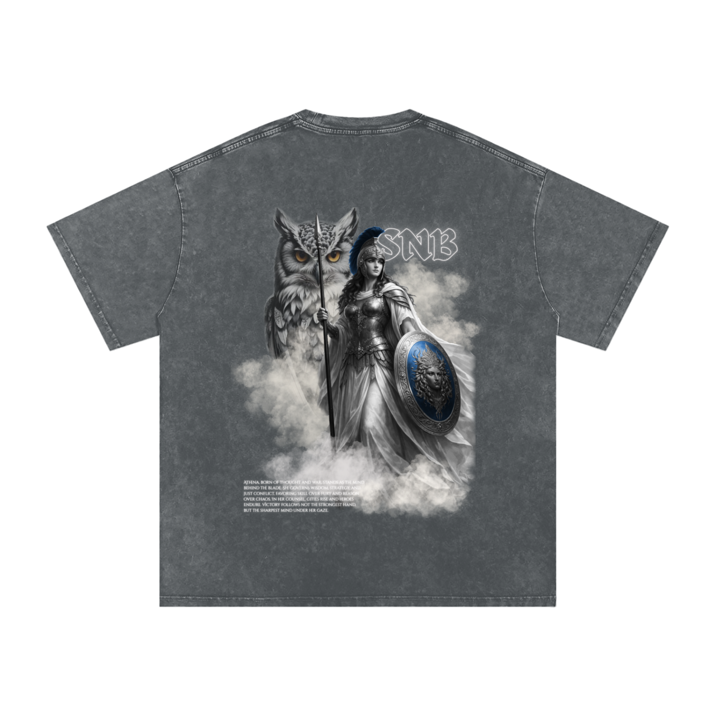 ATHENA SNOW WASH OVERSIZED T