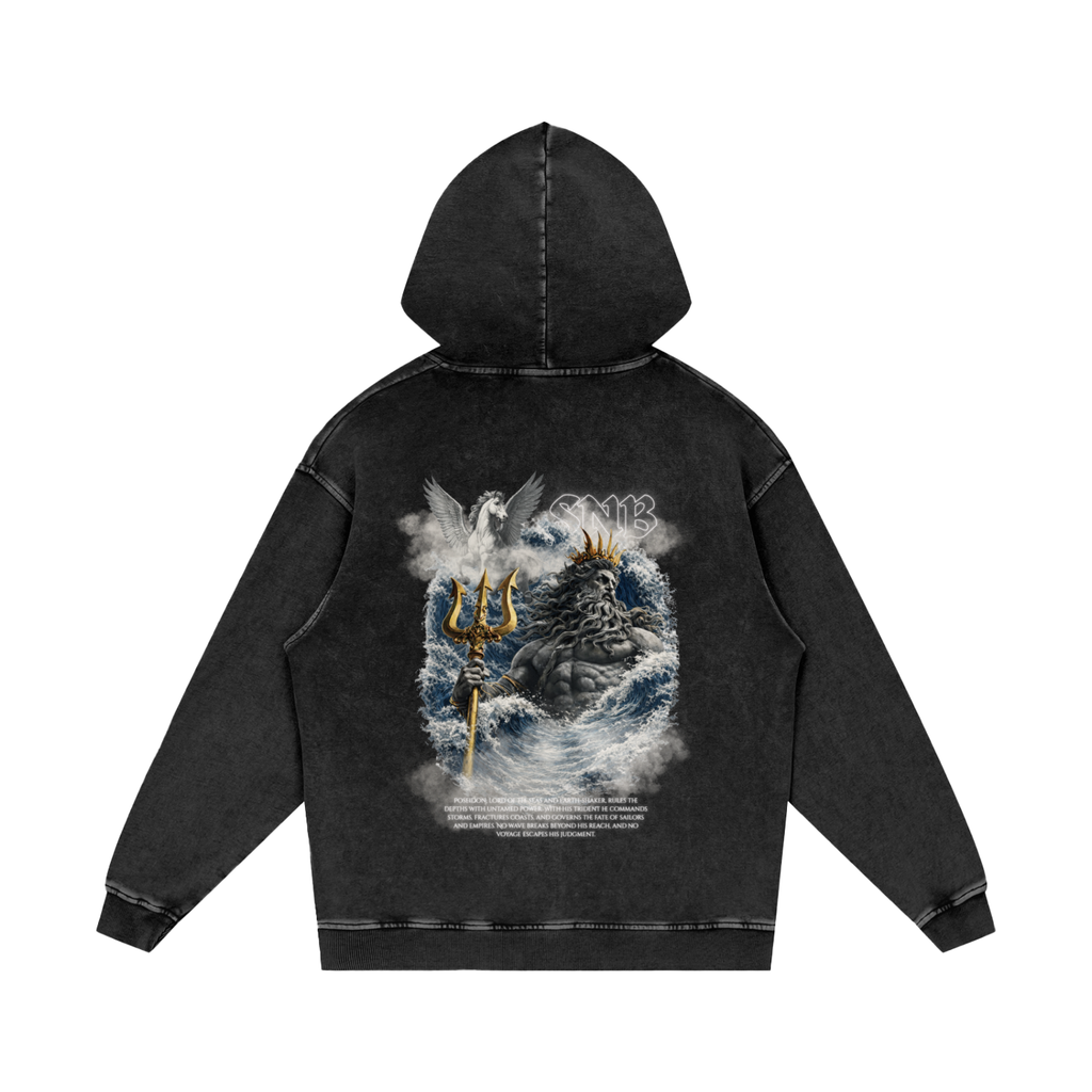 POSEIDON SNOW WASH OVERSIZED HOODIE