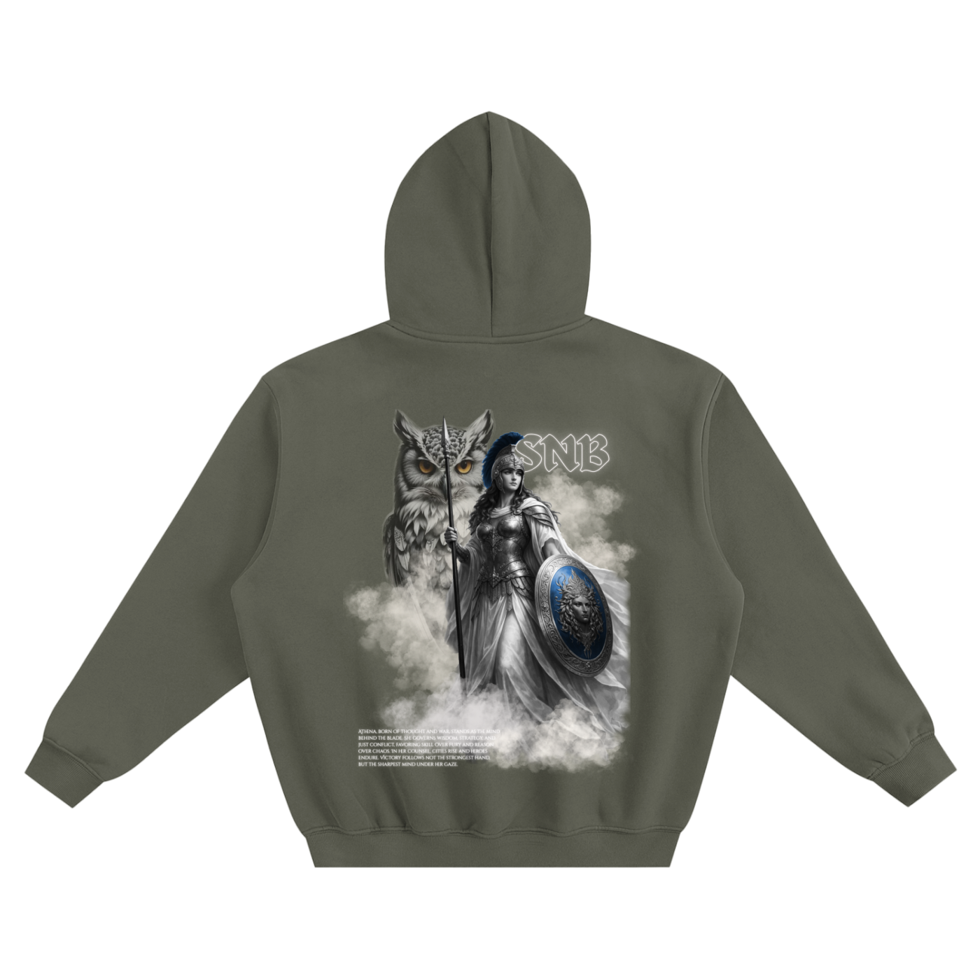 ATHENA FLEECED BOXY HOODIE