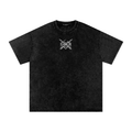 BORN TO LEAVE A MARK SNOW WASH OVERSIZED T