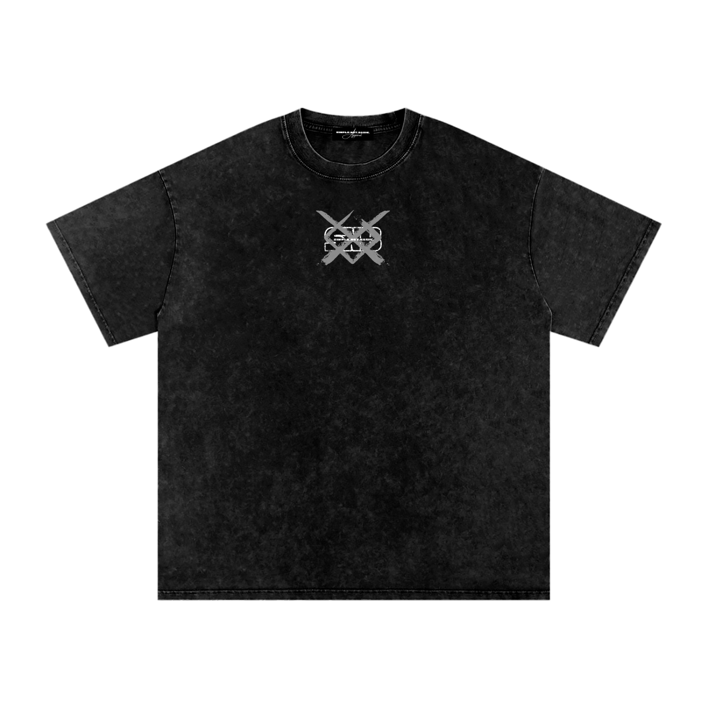 BORN TO LEAVE A MARK SNOW WASH OVERSIZED T