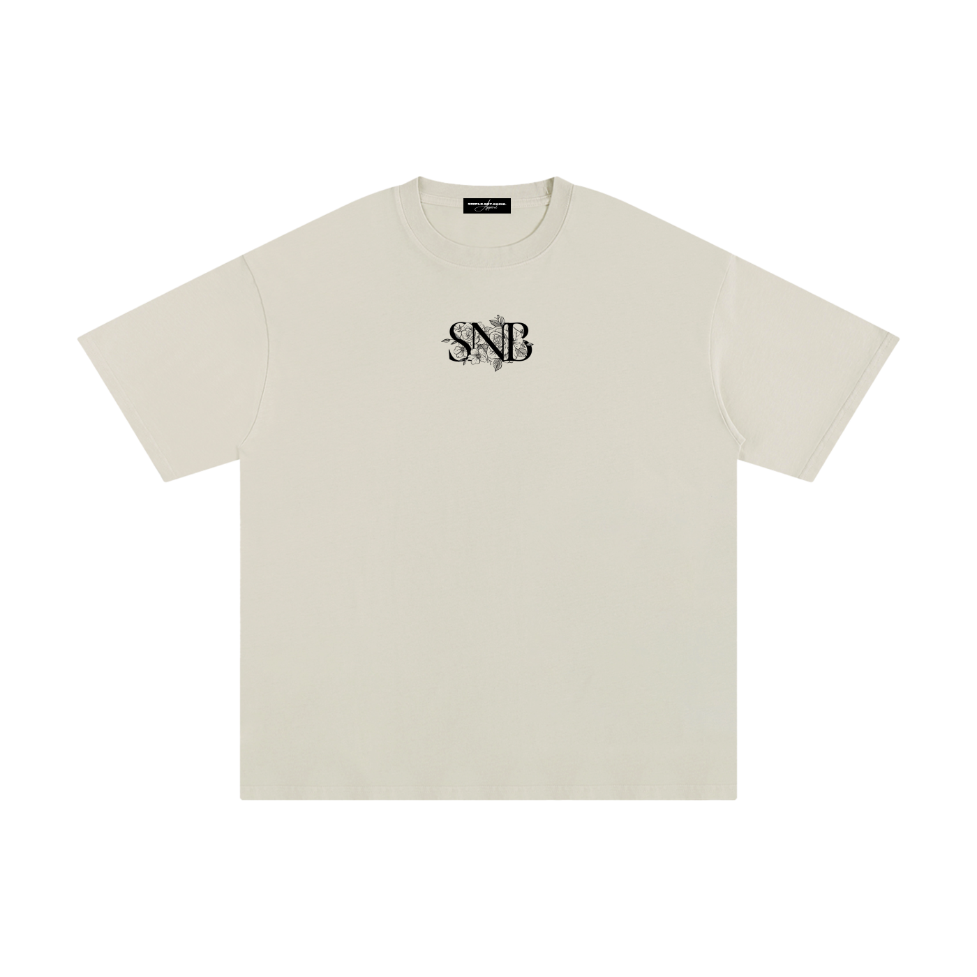 SIMPLE ELEGANCE SOLID OVERSIZED T