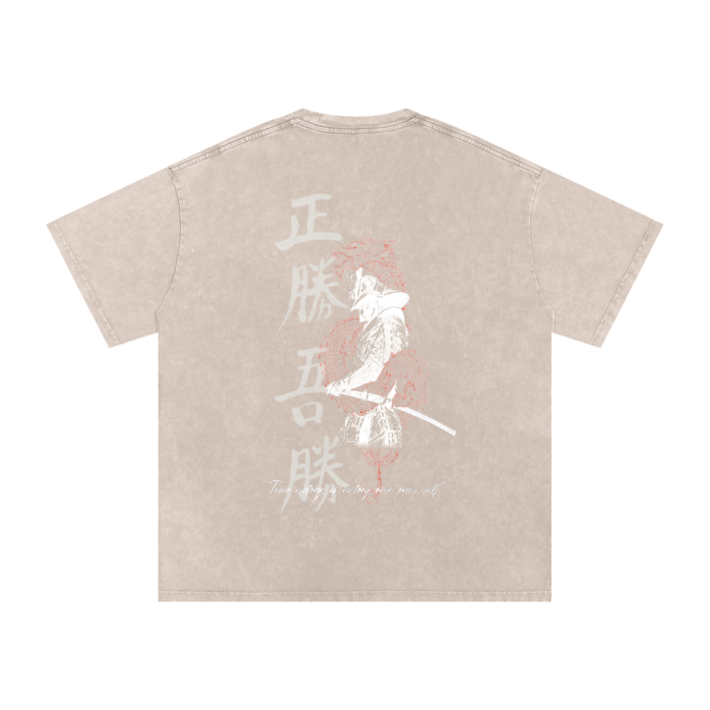 TRUE VICTORY SNOW WASH OVERSIZED T