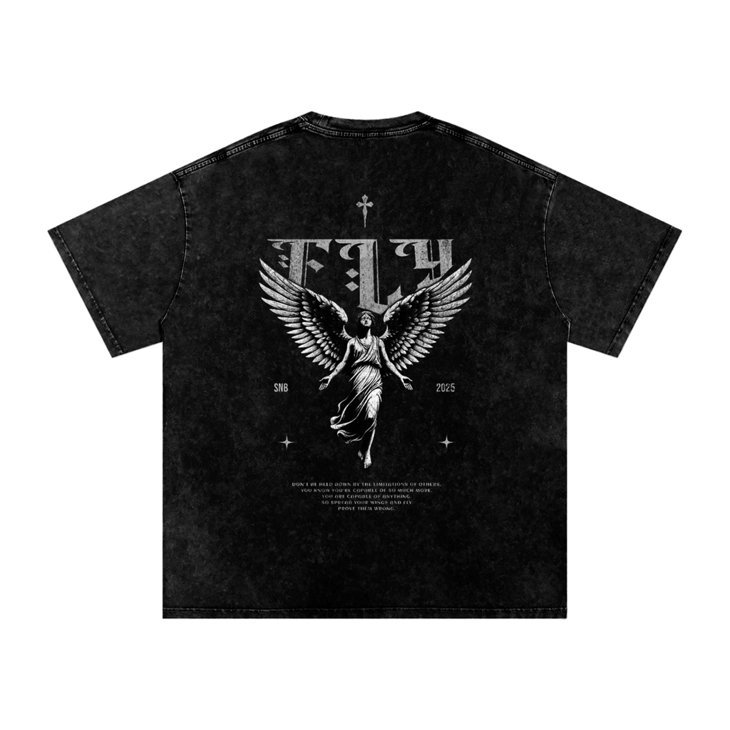 FLY SNOW WASH OVERSIZED T