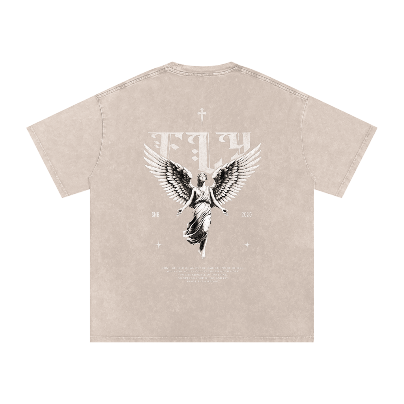 FLY SNOW WASH OVERSIZED T