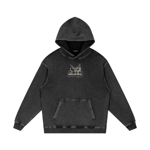 ATHENA SNOW WASH OVERSIZED HOODIE