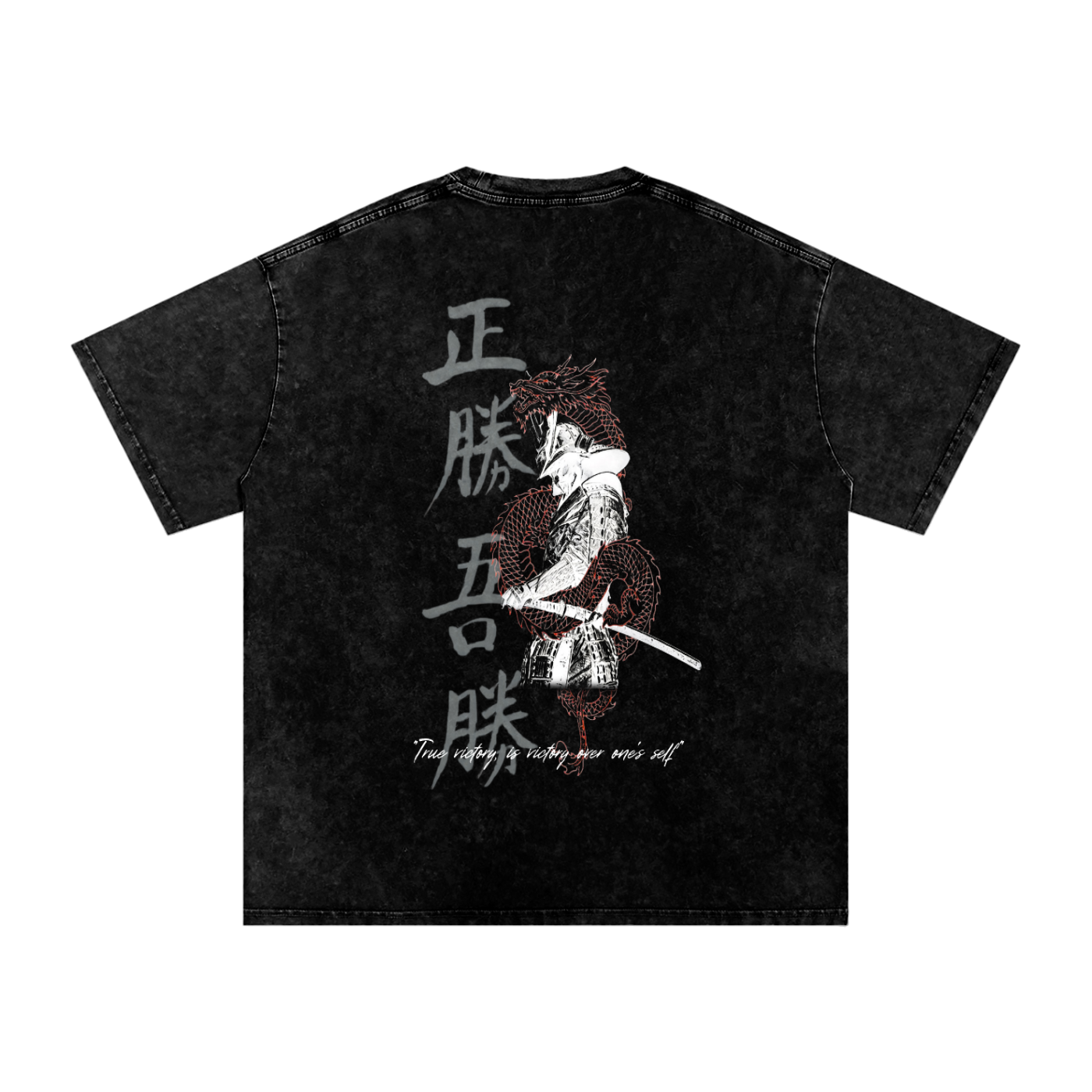 TRUE VICTORY SNOW WASH OVERSIZED T