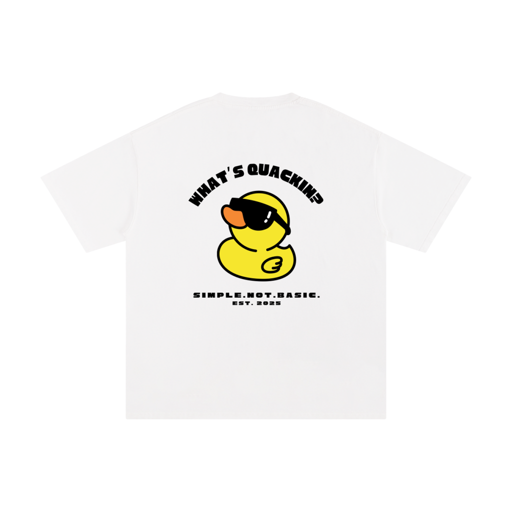 whatsquackin,rubberduck,coolduck,oversizedtshirt